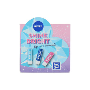 Shine Brught Lip Care Moments Geschenkset - 3 x 4,8 gr