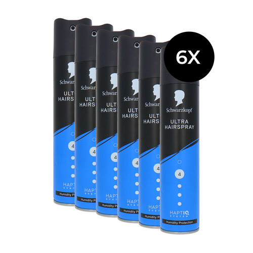 Schwarzkopf Ultra Hairspray - 6 x 250 ml Schwarzkopf Ultra Hairspray - 6 x 250 ml
