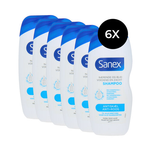 Sanex Anti-Dandruff Shampoo - 6 x 250 ml Sanex Anti-Dandruff Shampoo - 6 x 250 ml