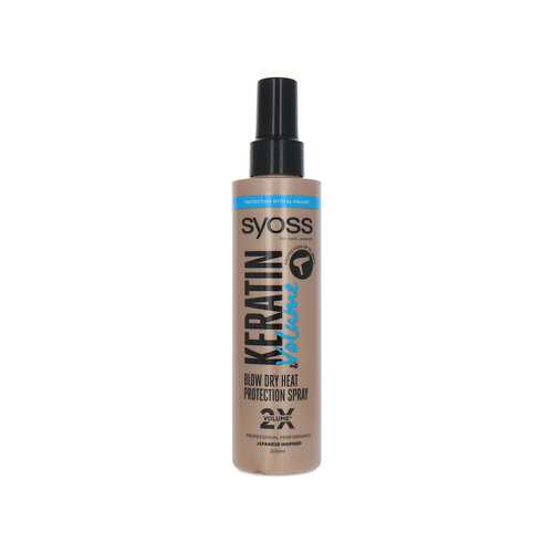 Syoss Keratin Volume Blow Dry Heat Protection Spray - 200 ml Syoss Keratin Volume Blow Dry Heat Protection Spray - 200 ml