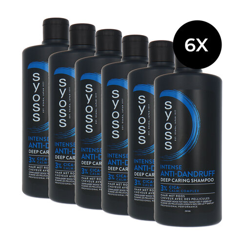 Syoss Intense Anti-Dandruff Shampoo - 6 x 440 ml Syoss Intense Anti-Dandruff Shampoo - 6 x 440 ml