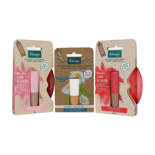 Kneipp Lip Balm Natural Care & Color - Repair And Prevent (3er Set) Kneipp Lip Balm Natural Care & Color - Repair And Prevent (3er Set)