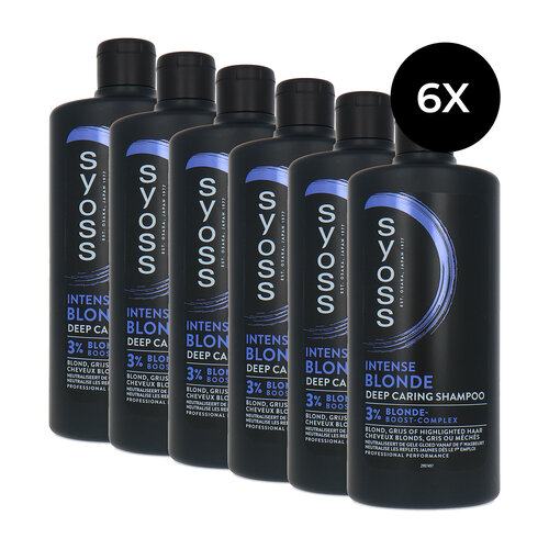 Syoss Intense Blonde Shampoo - 6 x 440 ml Syoss Intense Blonde Shampoo - 6 x 440 ml