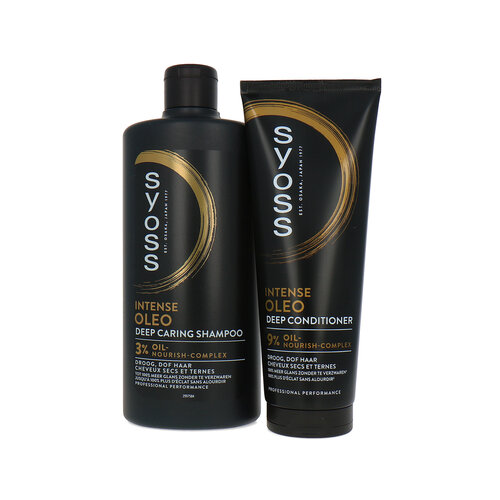 Syoss Intense Oleo Shampoo + Conditioner - 440 ml - 250 ml Syoss Intense Oleo Shampoo + Conditioner - 440 ml - 250 ml
