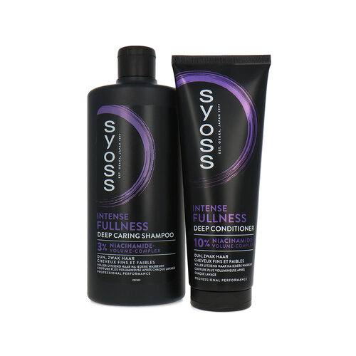 Syoss Intense Fullness Shampoo + Conditioner - 440 ml - 250 ml Syoss Intense Fullness Shampoo + Conditioner - 440 ml - 250 ml