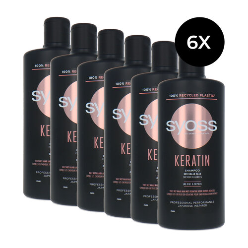 Syoss Keratin Shampoo - 6 x 440 ml Syoss Keratin Shampoo - 6 x 440 ml