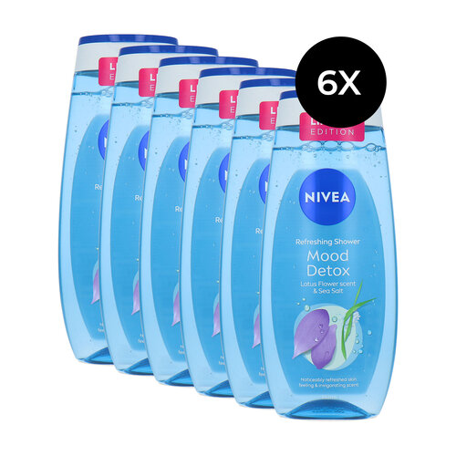 Nivea Mood Detox Duschgel - 6 x 250 ml Nivea Mood Detox Duschgel - 6 x 250 ml