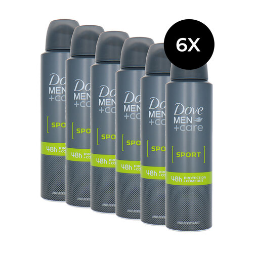 Dove Men + Care Sport Deodorant Spray - 6 x 150 ml Dove Men + Care Sport Deodorant Spray - 6 x 150 ml