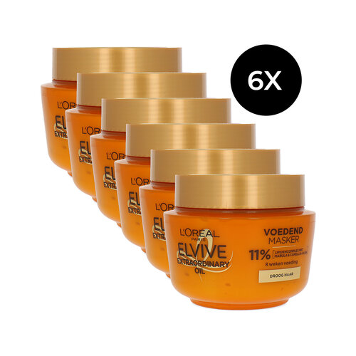 L'Oréal Elvive Extraordinary Oil Hair Mask - 6 x 300 ml L'Oréal Elvive Extraordinary Oil Hair Mask - 6 x 300 ml