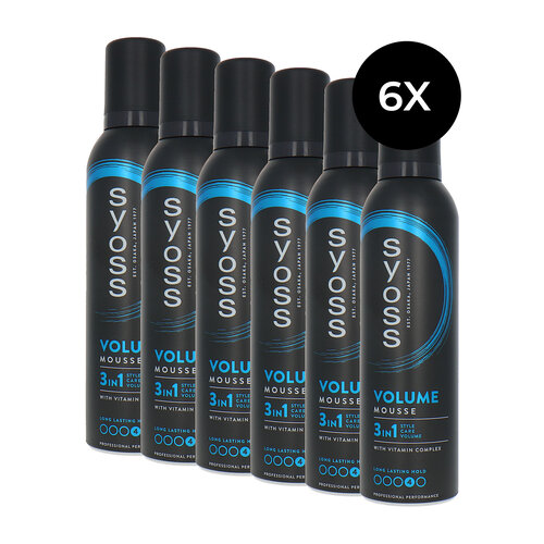 Syoss Volume Mousse - 4 - 6 x 250 ml Syoss Volume Mousse - 4 - 6 x 250 ml