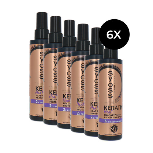 Syoss Keratin Heat Activated Protecting Spray - 6 x 200 ml Syoss Keratin Heat Activated Protecting Spray - 6 x 200 ml