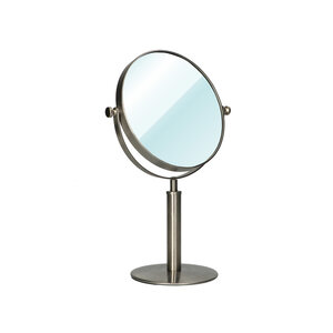 Mirror on Foot 18cm 5x Magnification - Steal Grey