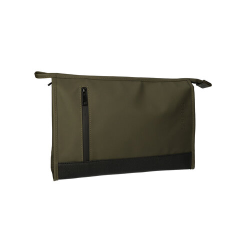 Blisso Toiletry Bag Rubber Bottom Green 35x24cm Blisso Toiletry Bag Rubber Bottom Green 35x24cm