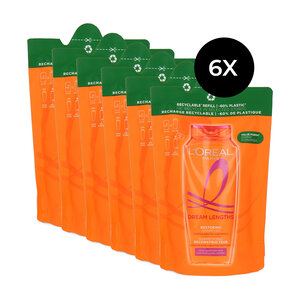 Dream Lengths Restoring Shampoo Refill - 6 x 250 ml