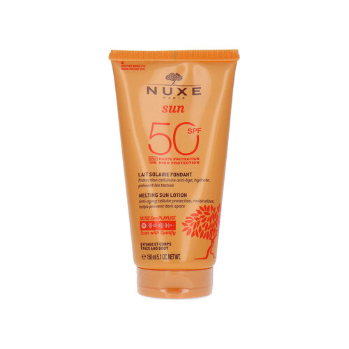 Nuxe Sun Melting Sun Lotion SPF 50 - 150 ml Nuxe Sun Melting Sun Lotion SPF 50 - 150 ml