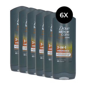 Dove Men + Care Sport Care 3-in-1 Endurance - 6 x 400 ml Men + Care Sport Care 3-in-1 Endurance - 6 x 400 ml