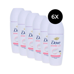Dove Powder Soft Deo Roller - 6 x 50 ml Powder Soft Deo Roller - 6 x 50 ml