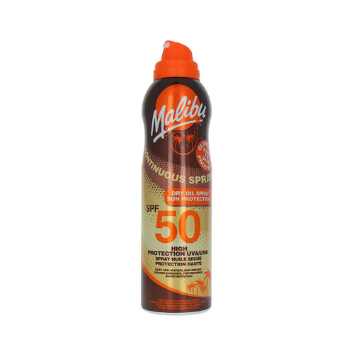 Malibu Continuous Dry Oil Spray SPF 50 - 175 ml Malibu Continuous Dry Oil Spray SPF 50 - 175 ml
