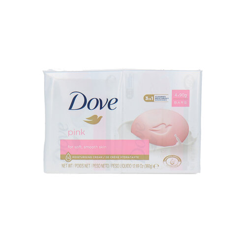 Dove Pink Moisturising Cream Bar - 4 x 90 gr Dove Pink Moisturising Cream Bar - 4 x 90 gr