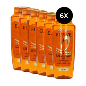 Elvive Extraordinary Oil Nourishing Shampoo - 6 x 400 ml