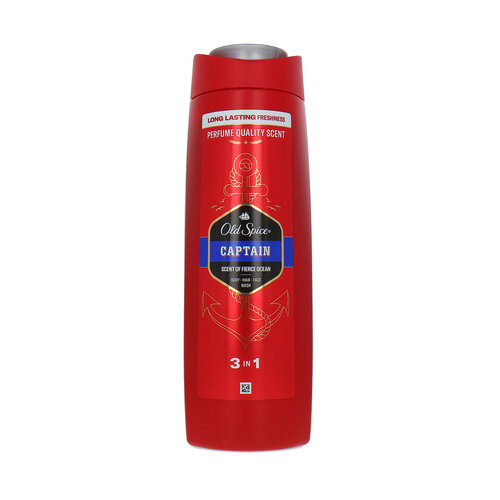 Old Spice 3in1 Body-Hair-Face Wash Captain - 400 ml