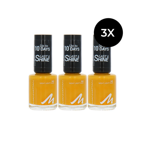 Manhattan Last & Shine Nagellack - 565 Night Light Haze (3er Set) Manhattan Last & Shine Nagellack - 565 Night Light Haze (3er Set)