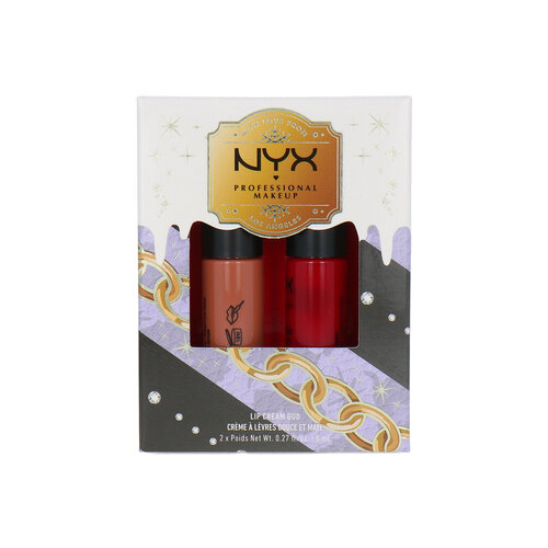 NYX Lip Cream Duo Abu Dhabi - Monte Carlo - 2 x 8 ml NYX Lip Cream Duo Abu Dhabi - Monte Carlo - 2 x 8 ml