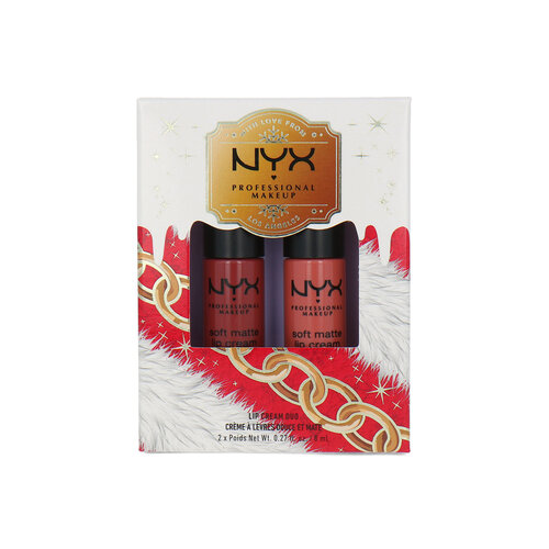 NYX Lip Cream Duo Rome - Cannes - 2 x 8 ml NYX Lip Cream Duo Rome - Cannes - 2 x 8 ml
