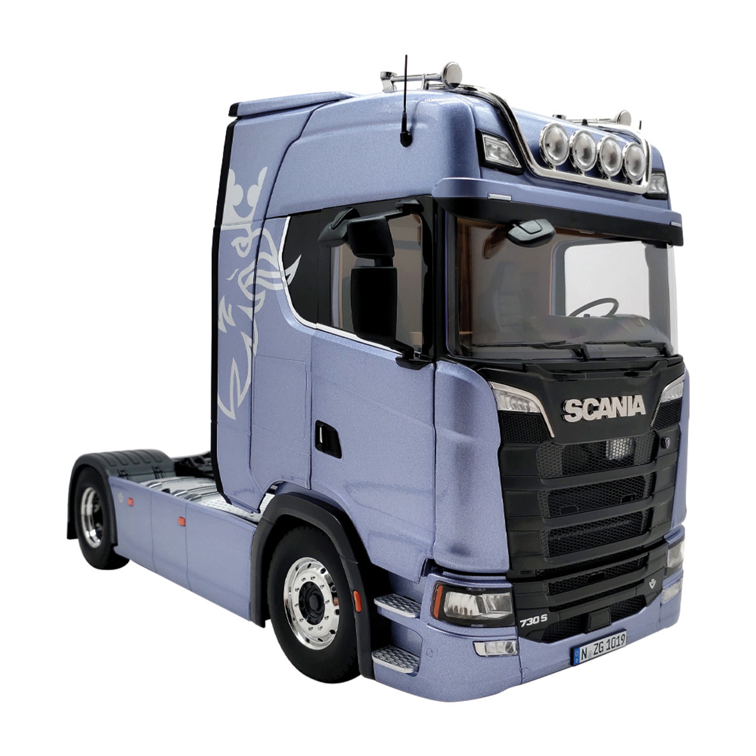 Scania V8 730S 4x2 / Lohr car transporter 