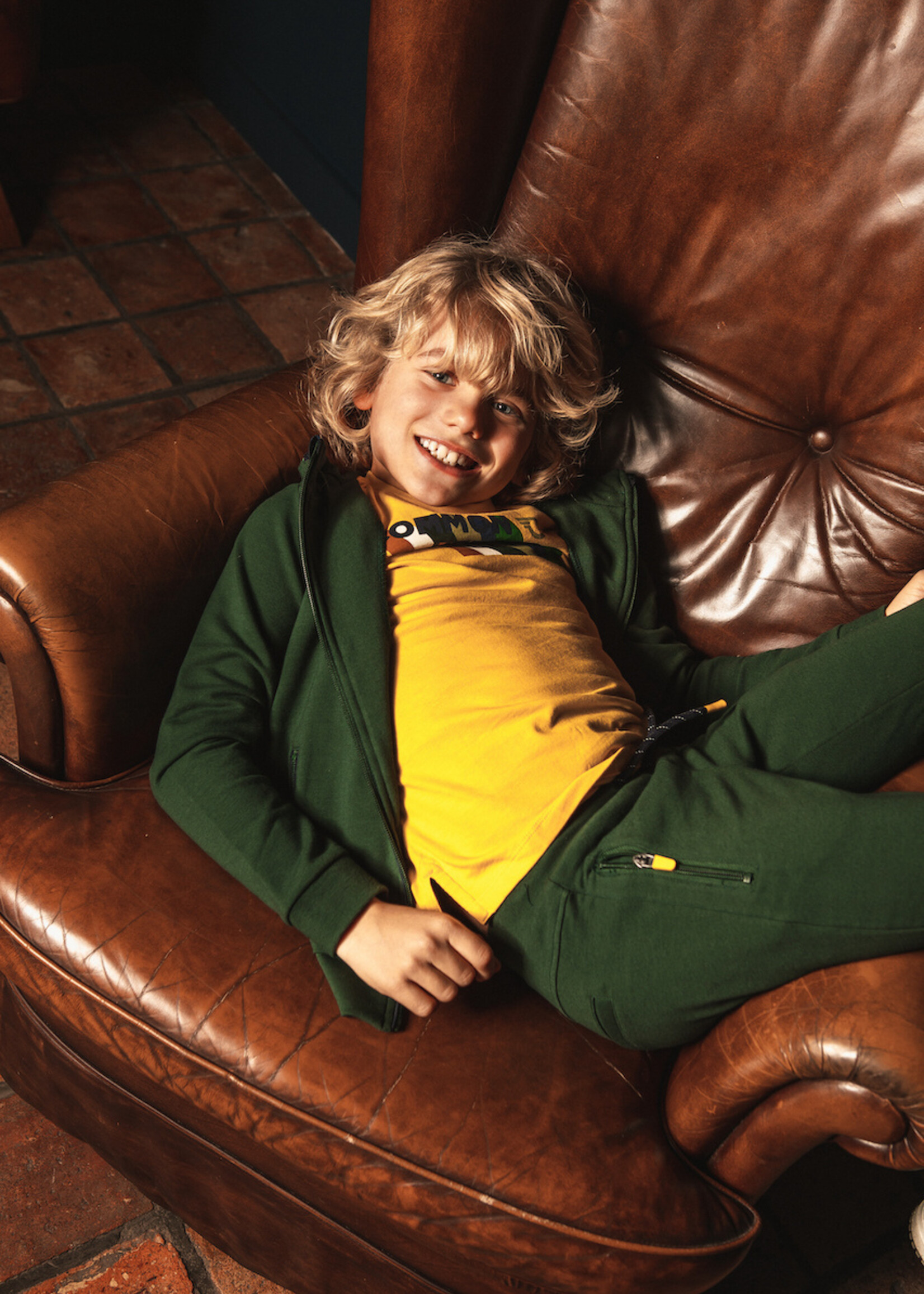 Common Heroes Sweat cardigan bottle green