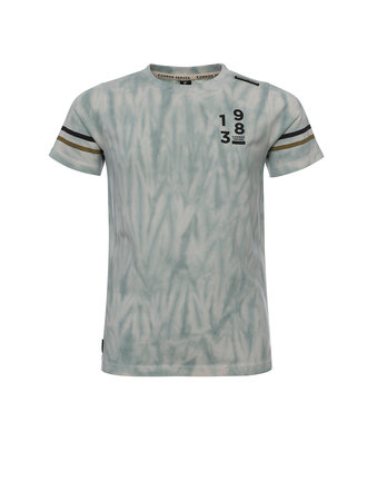 Common Heroes Tee tie dye off white/green Common Heroes Tee tie dye off white/green