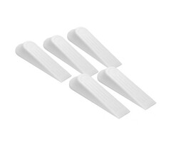 Deurstopper wit set van 5