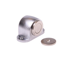 Magnetische deurvastzetter chroom satin