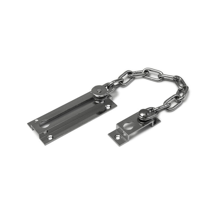 Deurketting massief messing verchroomd