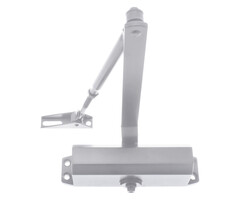Deurdranger zilver met schaararm 40 - 65 kg
