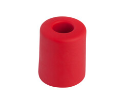 Deurbuffer rubber 25mm rood