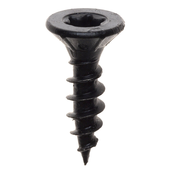 Houtschroeven 4 x 25 mm zwart