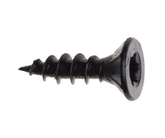 Houtschroeven 4 x 25 mm zwart