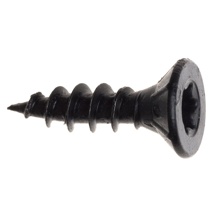 Houtschroeven 4 x 25 mm zwart