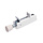 Deurvastzetter met voetstift wit 122 x 30 mm l Kickdown deurstopper