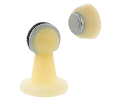 Magnetisch deurvastzetter wit/crème