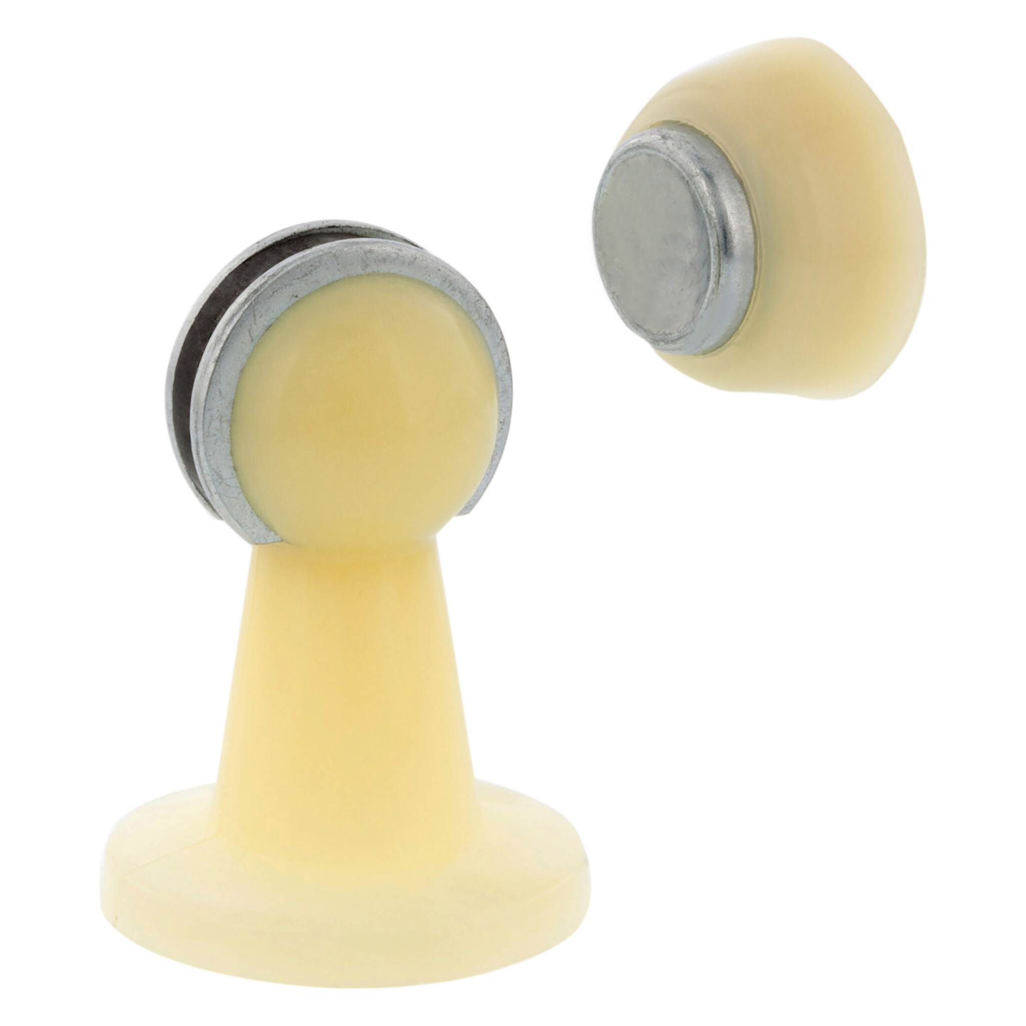 Deurvastzetter magnetisch wit/creme