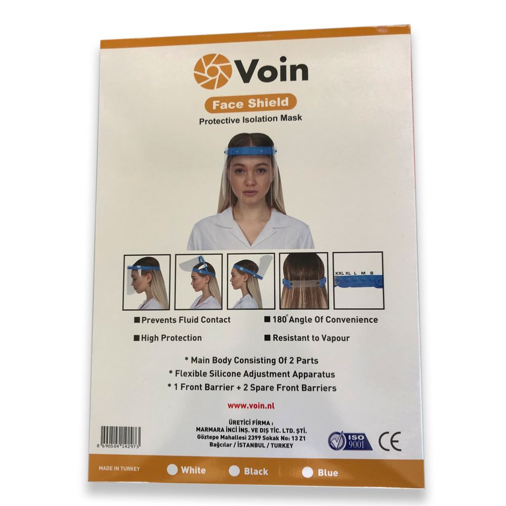 Visière de protection - Une pièce