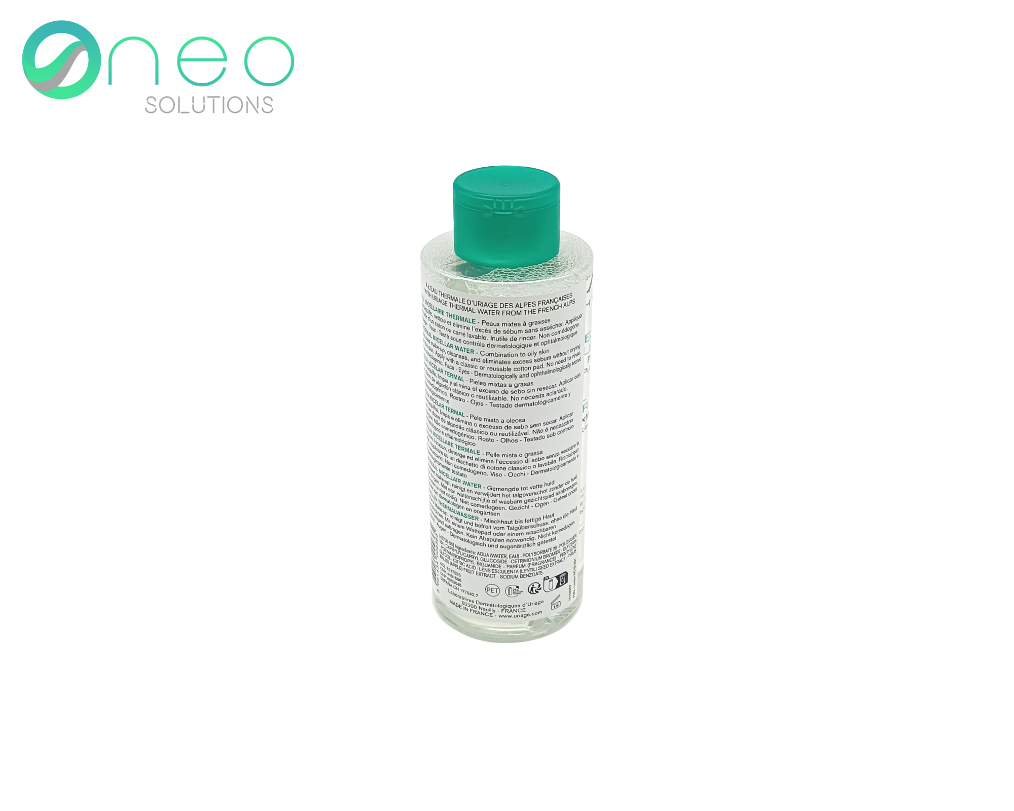 Uriage - eau micellaire thermale peaux mixtes à grasses - 500ml