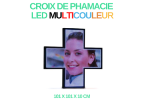 Croix de pharmacie - LED (couleur : multicouleur)