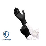 OneProtek - Gants nitrile - Boîte de 100 - NOIR