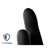 OneProtek - Gants nitrile - Boîte de 100 - NOIR