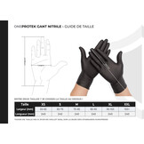 OneProtek - Gants nitrile - Boîte de 100 - NOIR