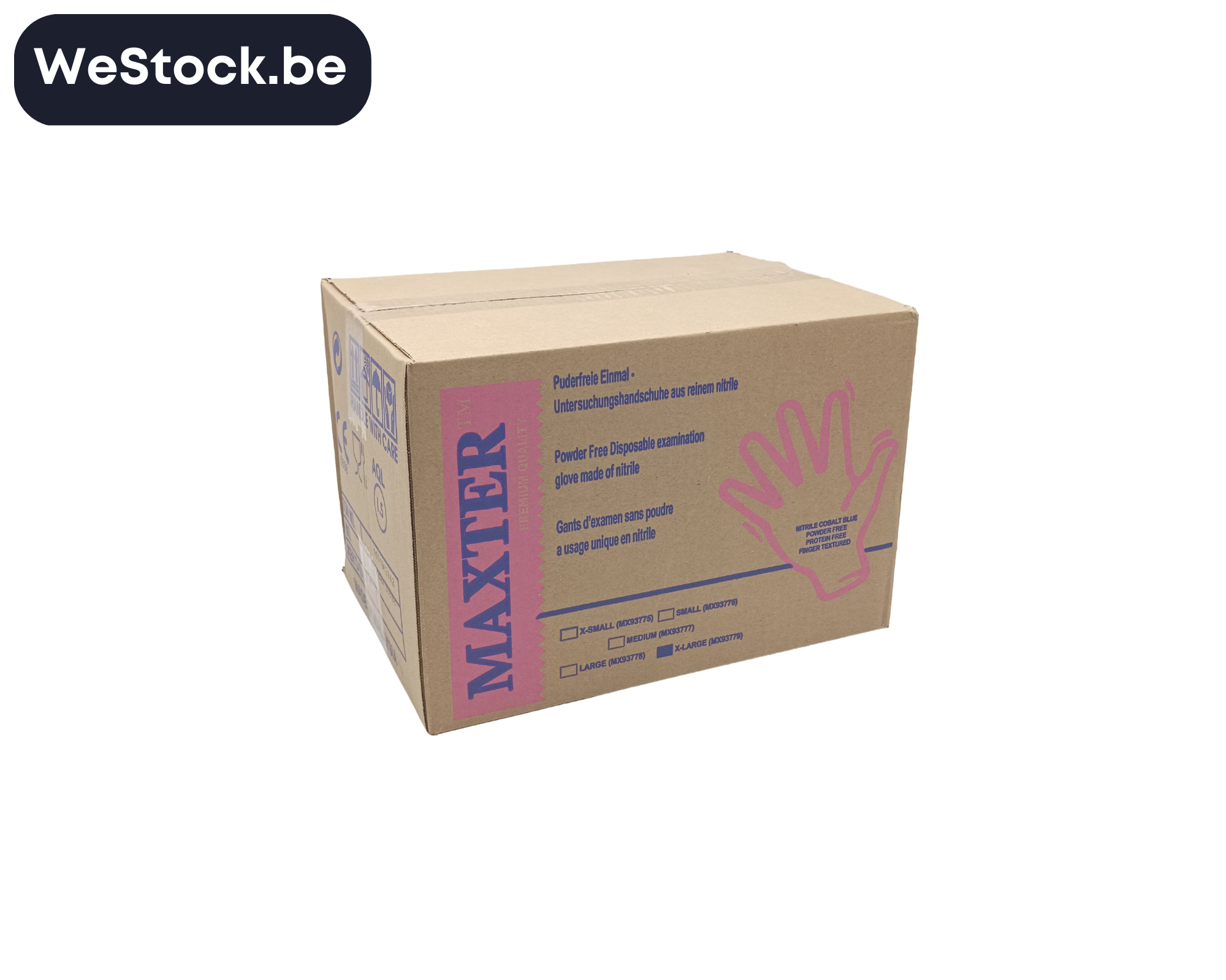 Handschoenen | Nitril | 100 Handschoenen | Maat XL