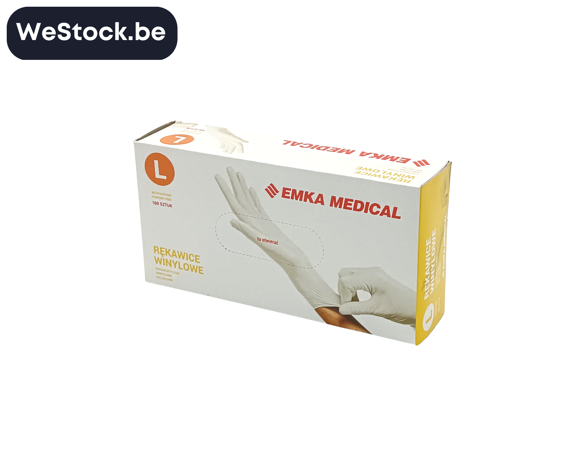Handschoenen | Vinyl | 100 Handschoenen | Maat L